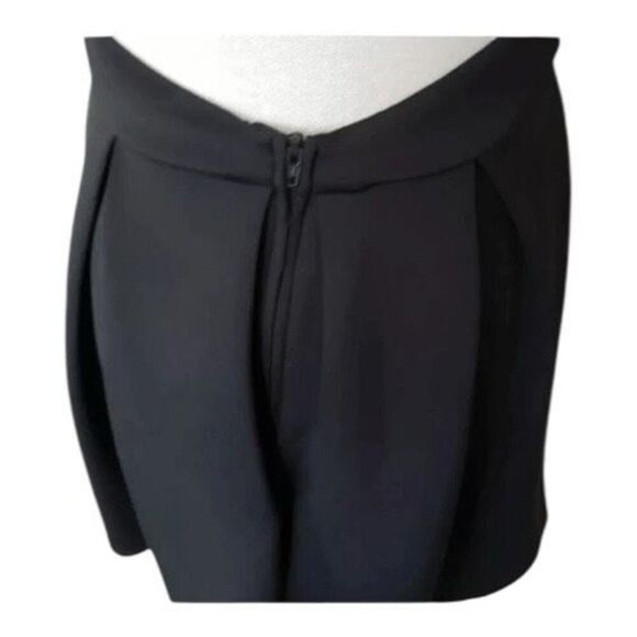 B.Darlin Fit & Flare Mini Dress Size 3/4 Black Red Floral Embroidered Open Back - Picture 7 of 10